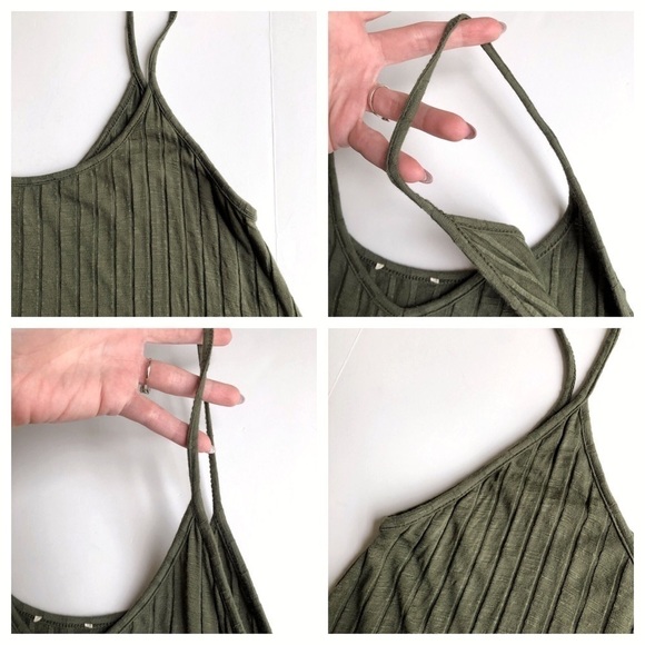 UO Silence + Noise Wide Ribbed Knit Slip Dress - Picture 9 of 12